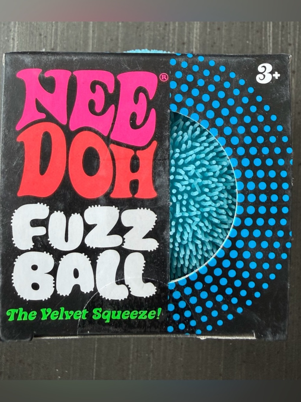 NeeDoh Fuzz Ball Sensory Toy - Blue